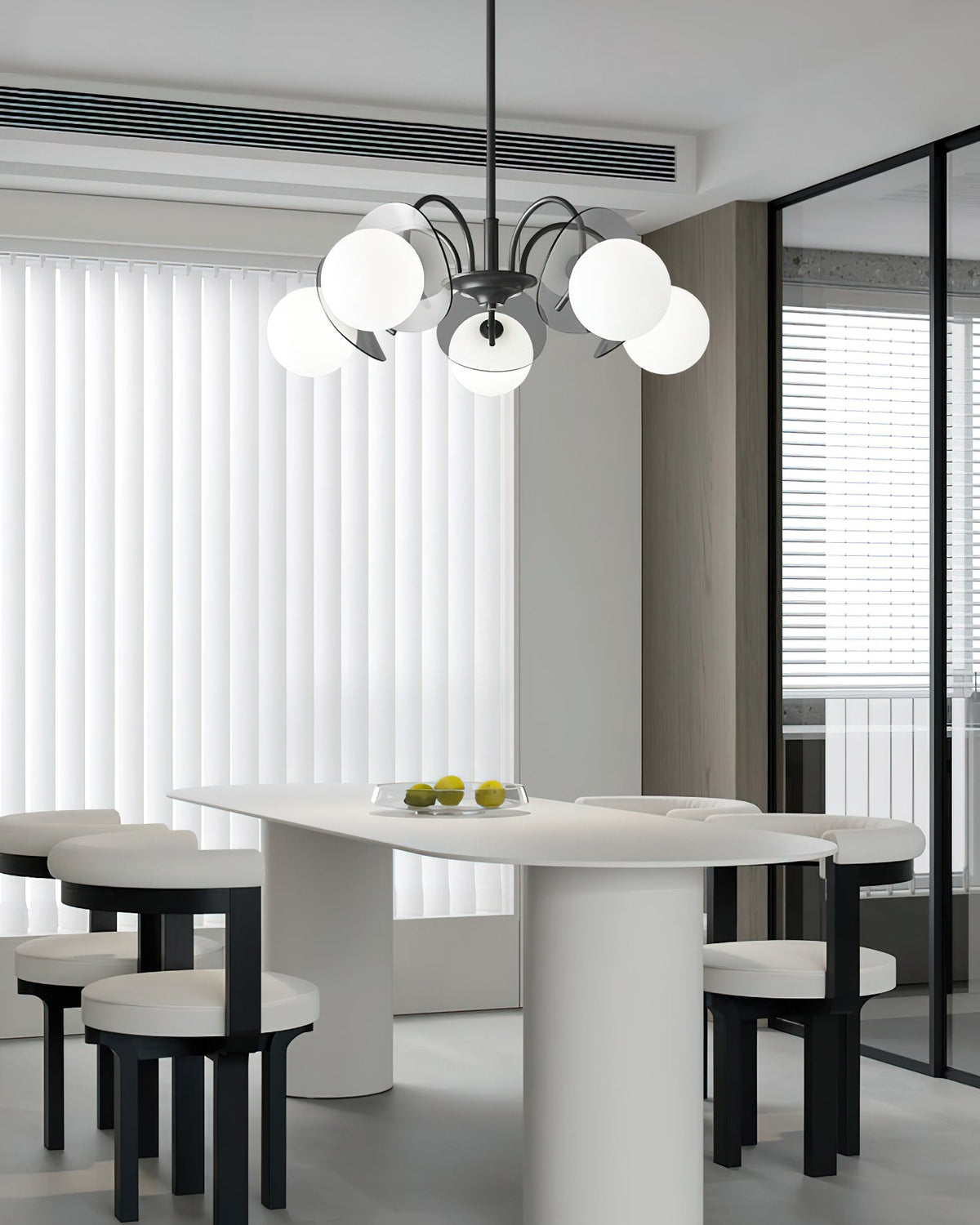 Galenia Glass Chandelier-Moonnatur