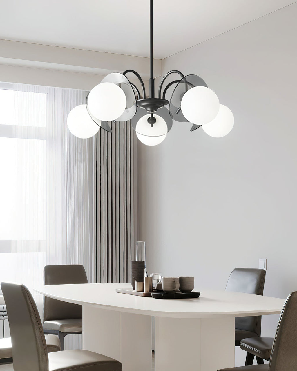 Galenia Glass Chandelier-Moonnatur