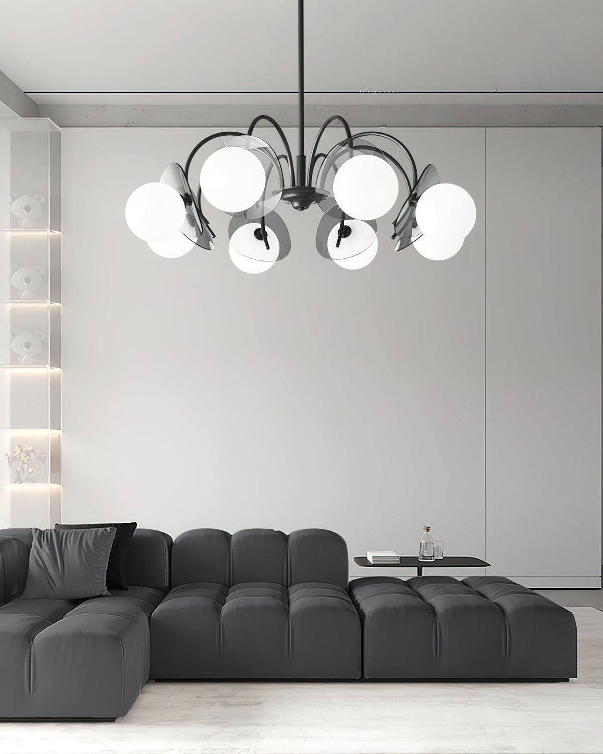 Galenia Glass Chandelier-Moonnatur