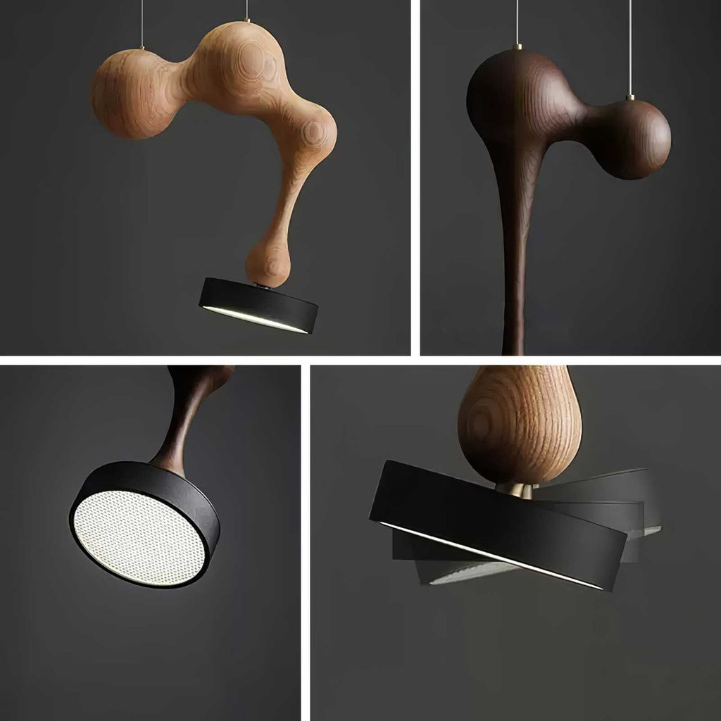 Ferrowwyn Wood Pendant Light-Moonnatur
