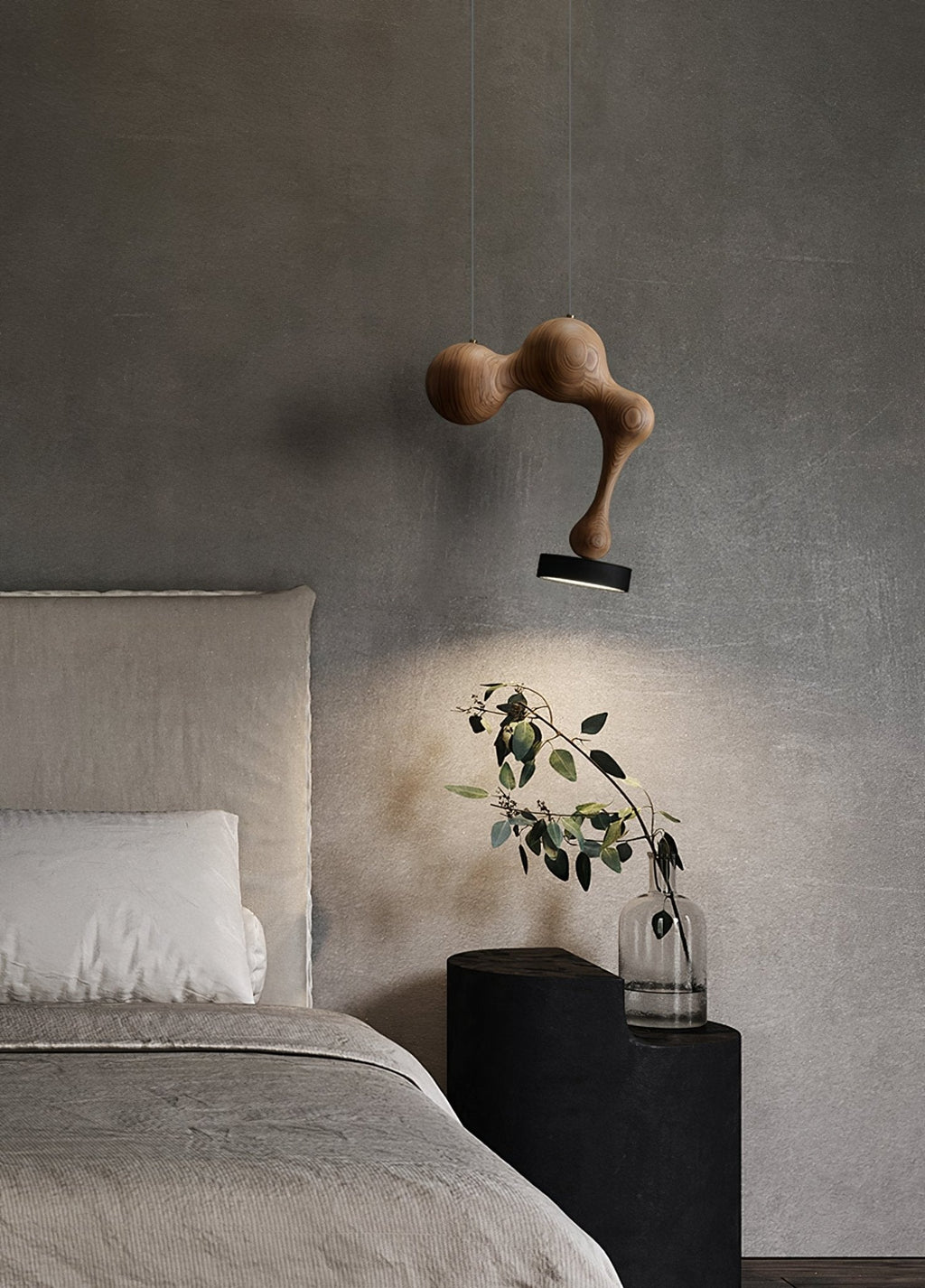 Ferrowwyn Wood Pendant Light-Moonnatur