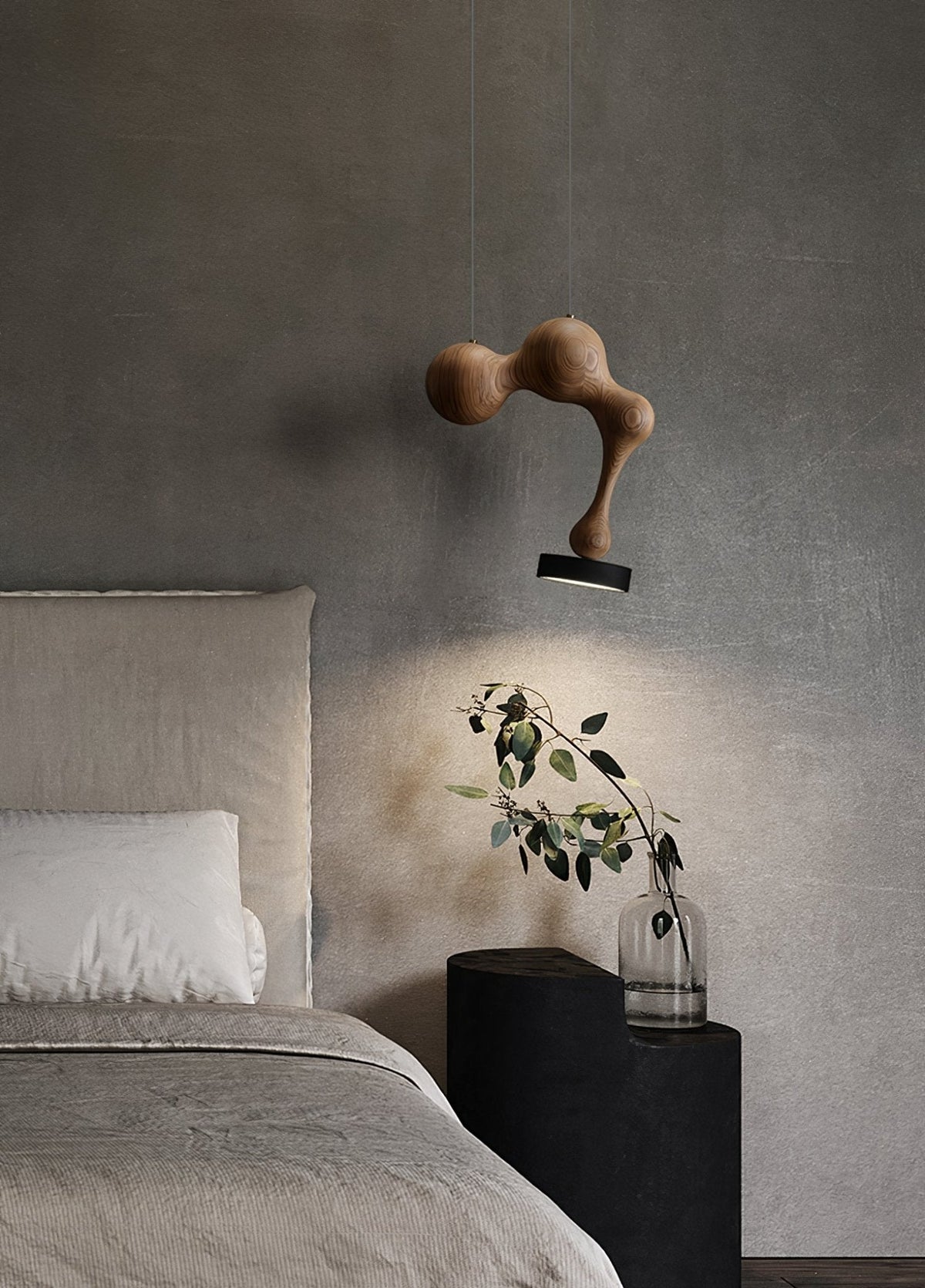 Ferrowwyn Wood Pendant Light-Moonnatur