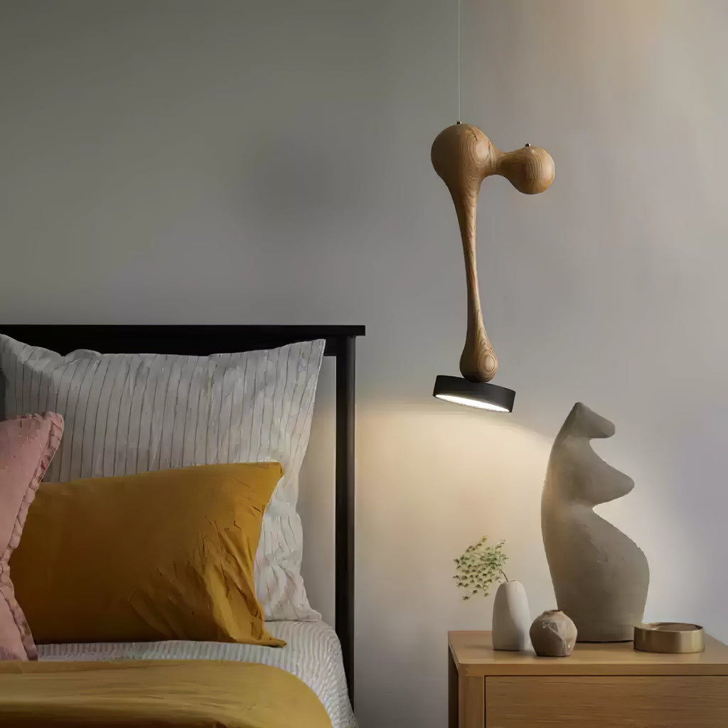 Ferrowwyn Wood Pendant Light-Moonnatur