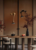 Ferrowwyn Wood Pendant Light-Moonnatur