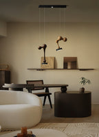 Ferrowwyn Wood Pendant Light-Moonnatur