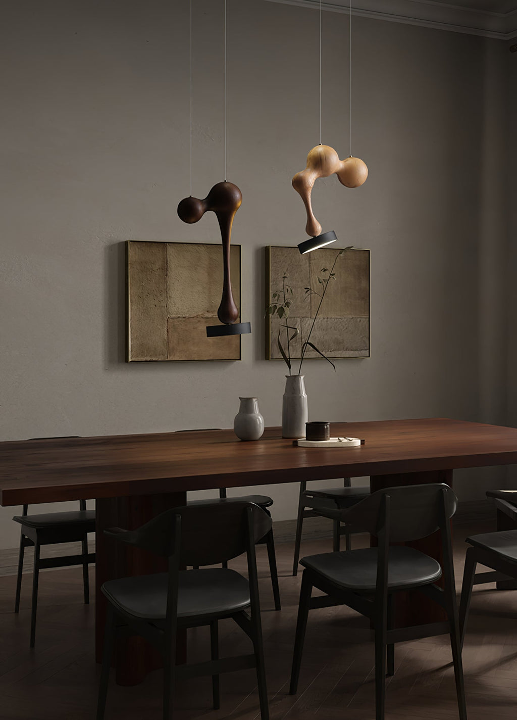 Ferrowwyn Wood Pendant Light-Moonnatur