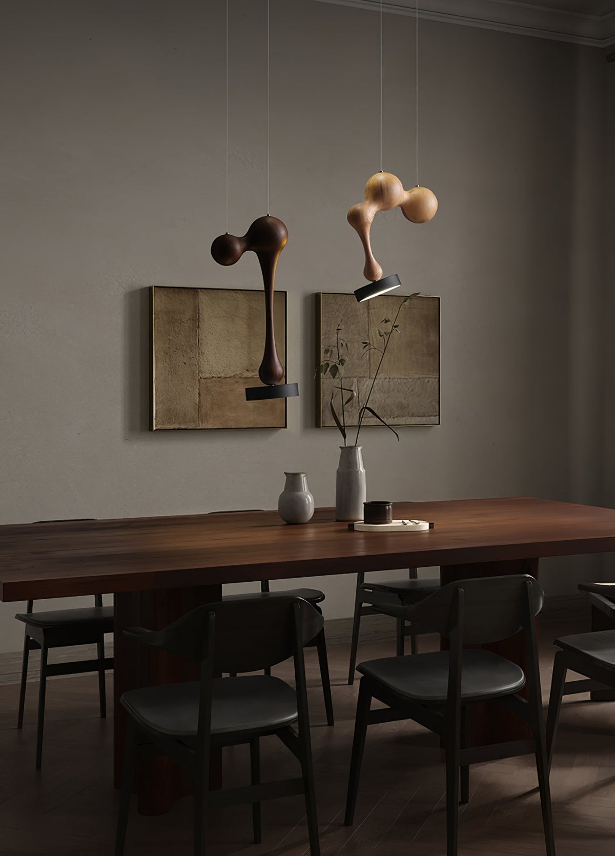 Ferrowwyn Wood Pendant Light-Moonnatur