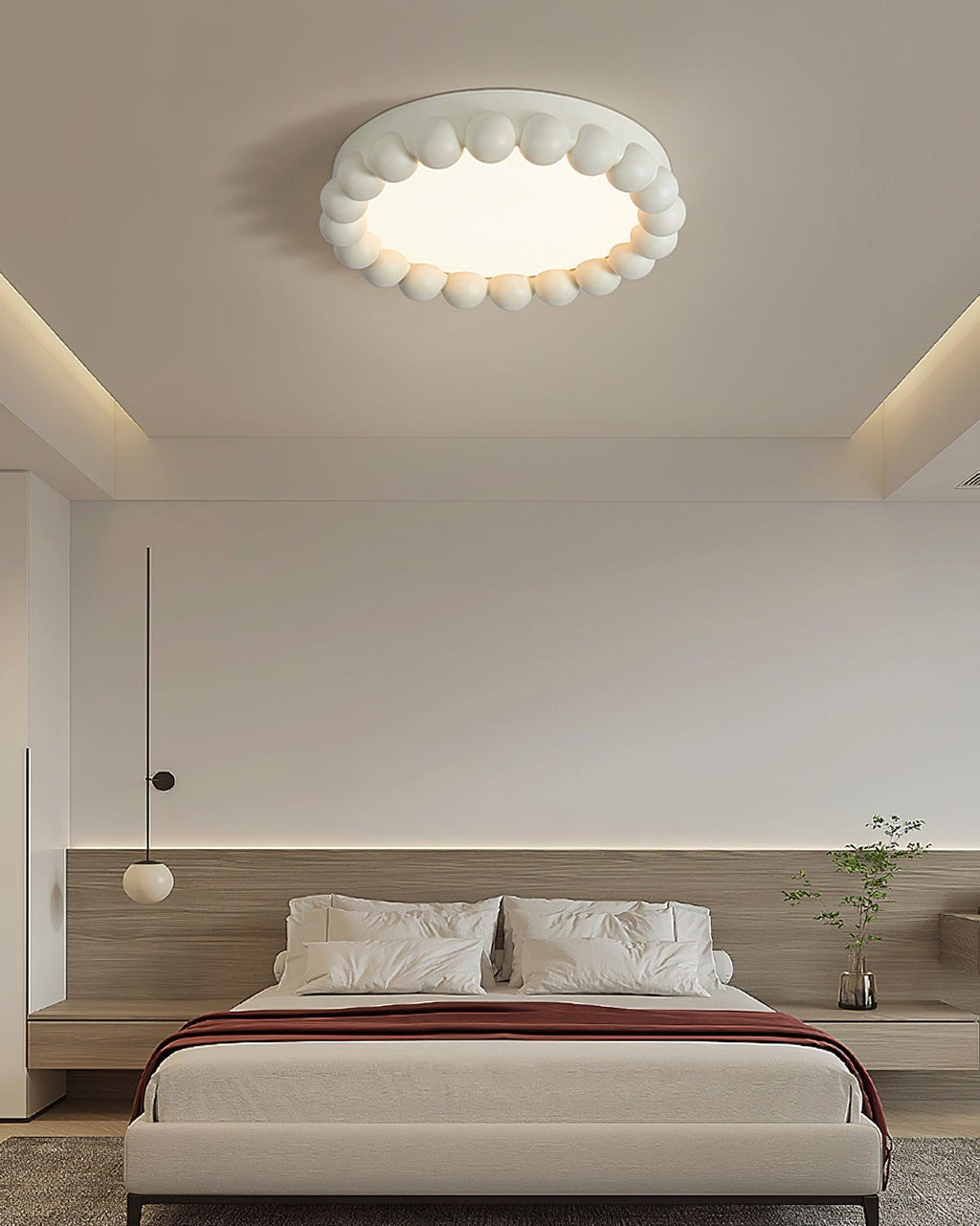Hioralia Resin Ceiling Light-Moonnatur