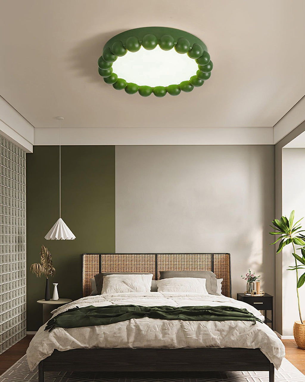 Hioralia Resin Ceiling Light-Moonnatur
