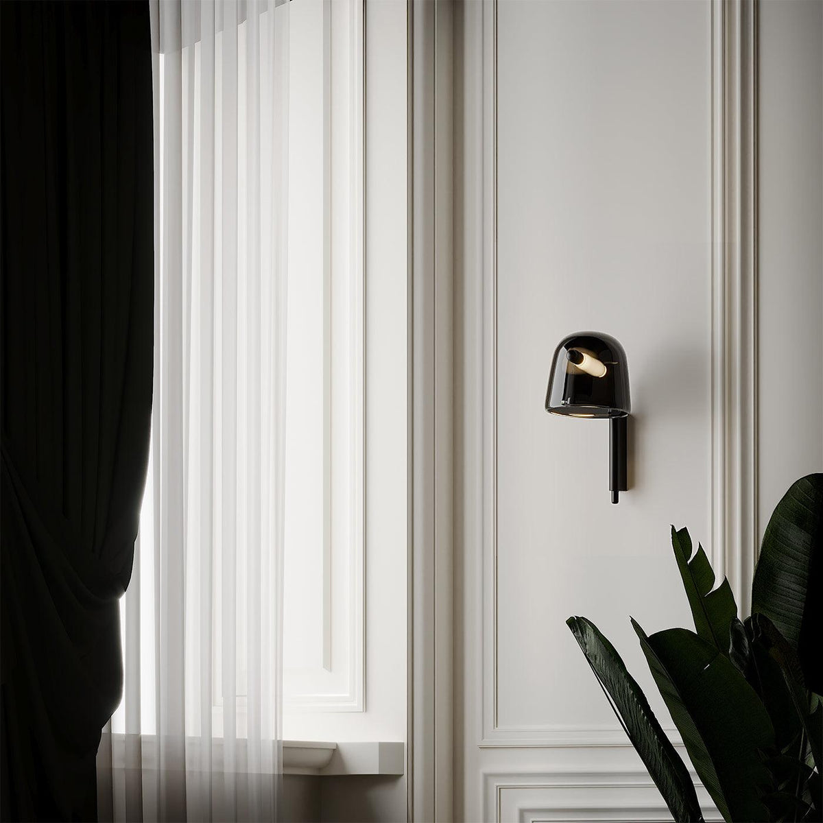 Davenis Glass Wall Light-Moonnatur