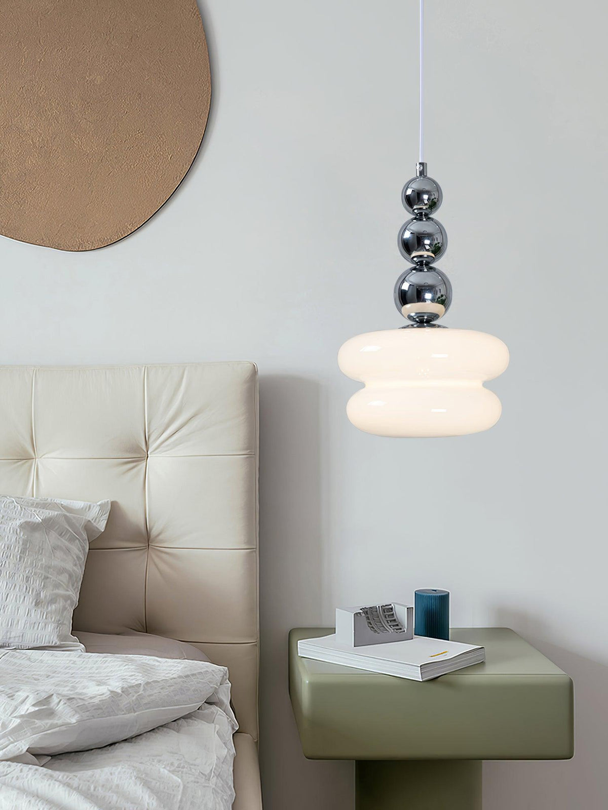 Olvenera Glass Pendant Light-Moonnatur