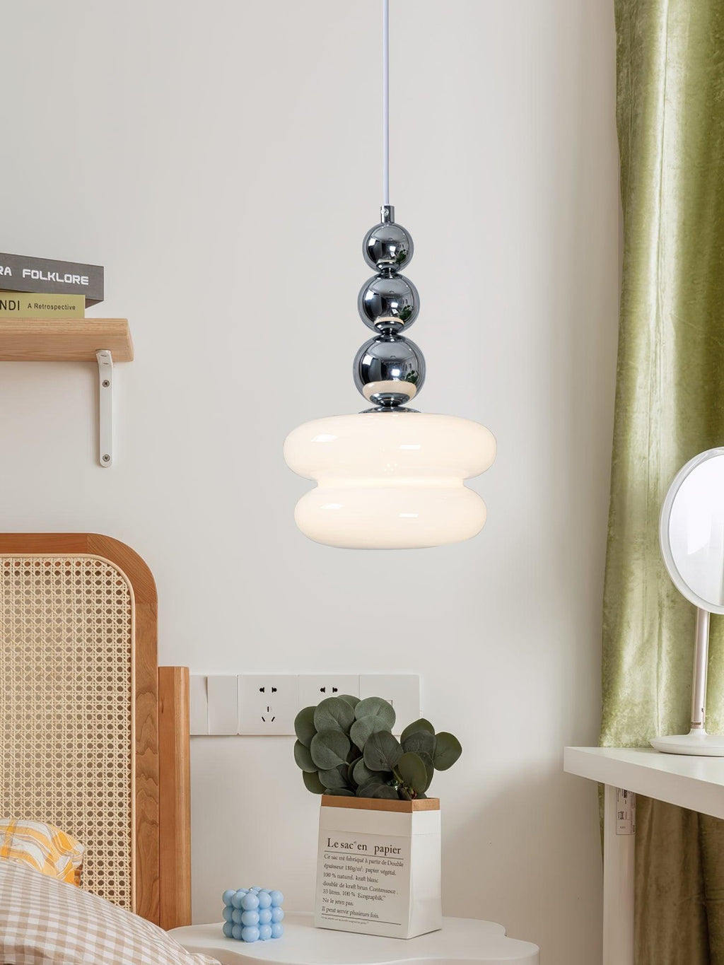 Olvenera Glass Pendant Light-Moonnatur
