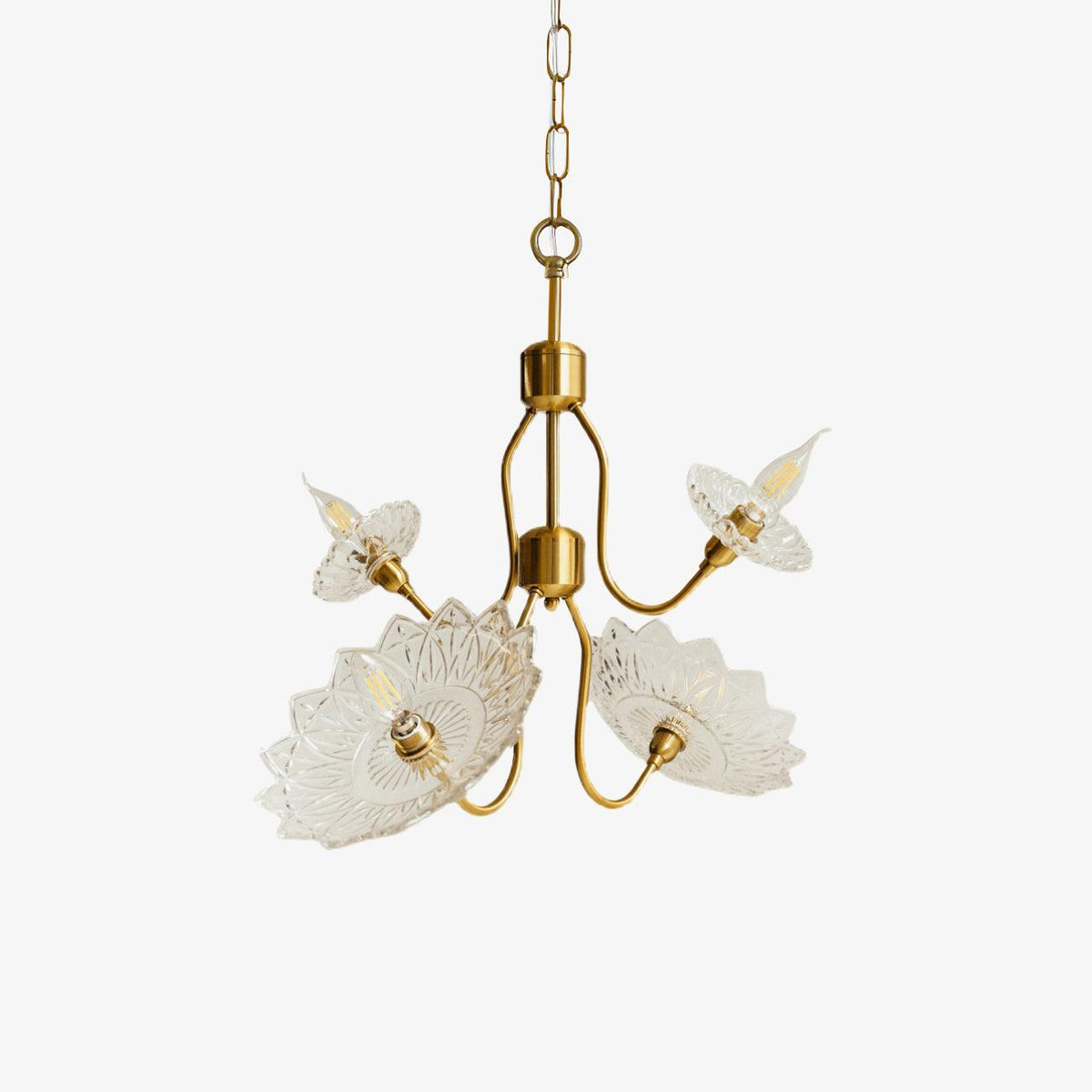 Seldenelle Glass Chandelier-Moonnatur