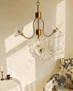Seldenelle Glass Chandelier-Moonnatur