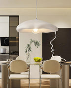 Meldenis Polystyrene Pendant Light-Moonnatur