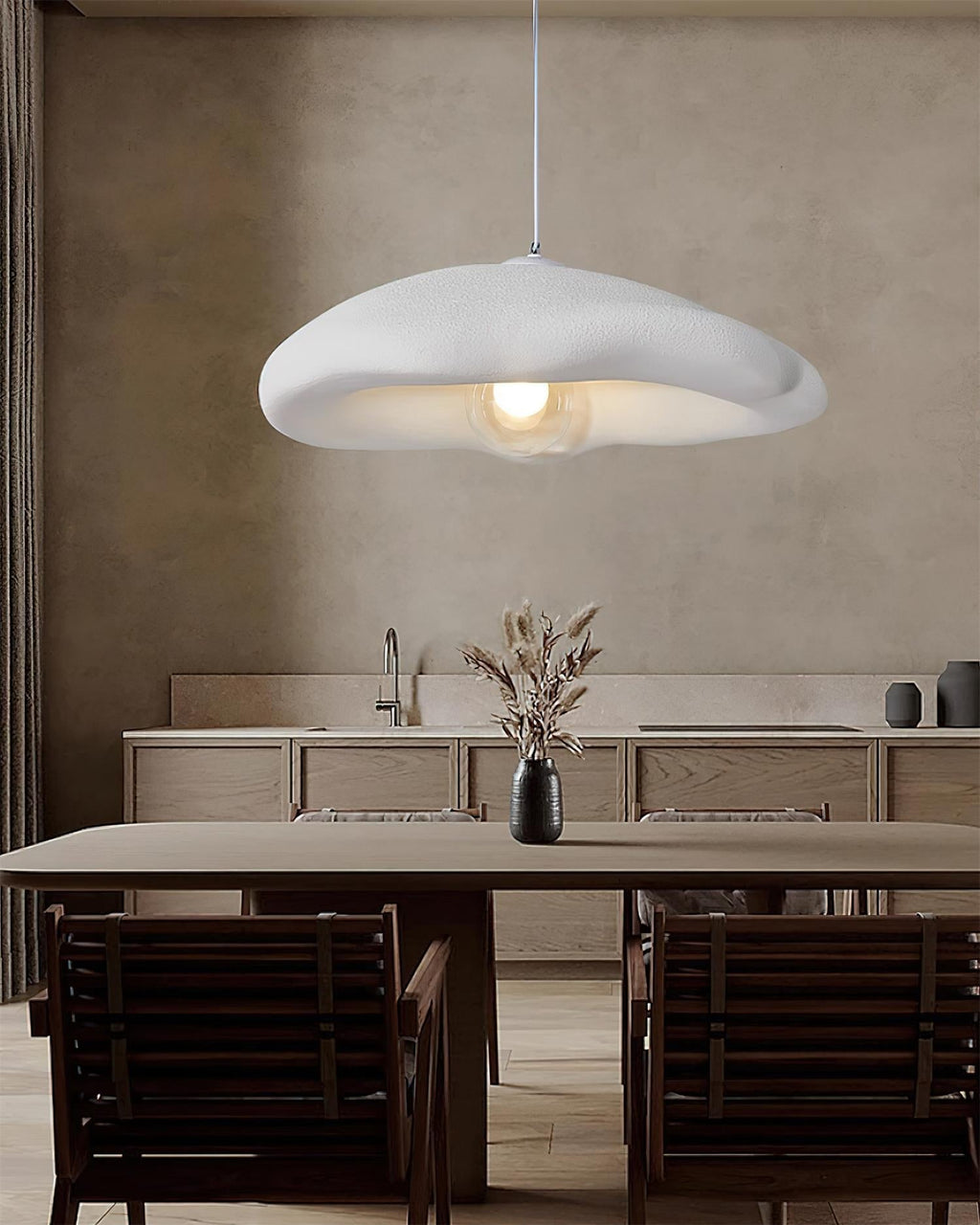 Meldenis Polystyrene Pendant Light-Moonnatur