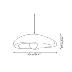 Meldenis Polystyrene Pendant Light-Moonnatur