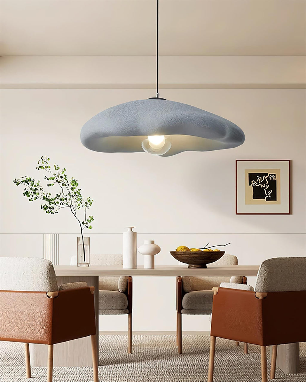 Meldenis Polystyrene Pendant Light-Moonnatur