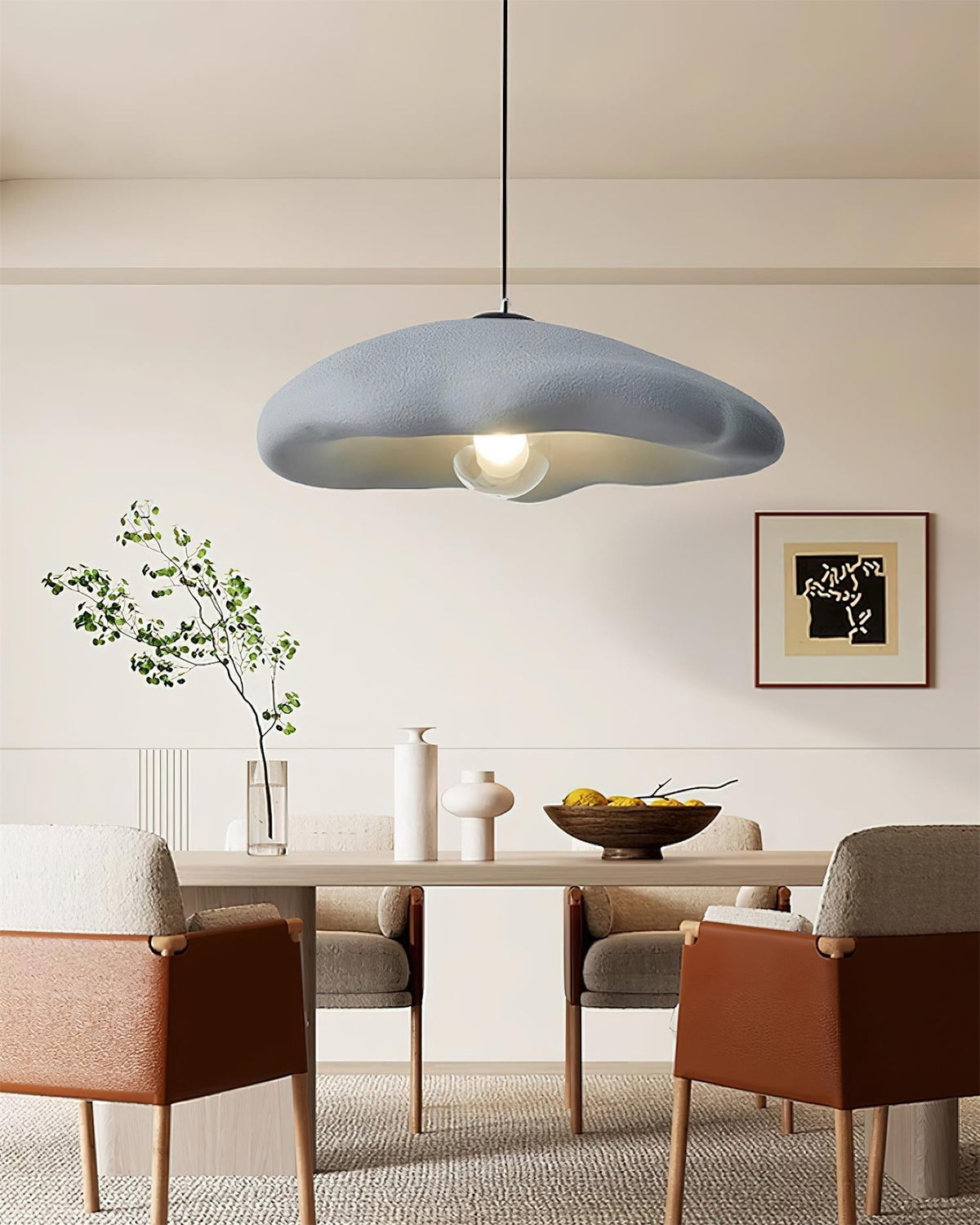 Meldenis Polystyrene Pendant Light-Moonnatur