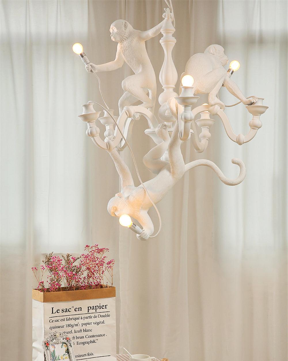Caperelle Resin Chandelier-Moonnatur