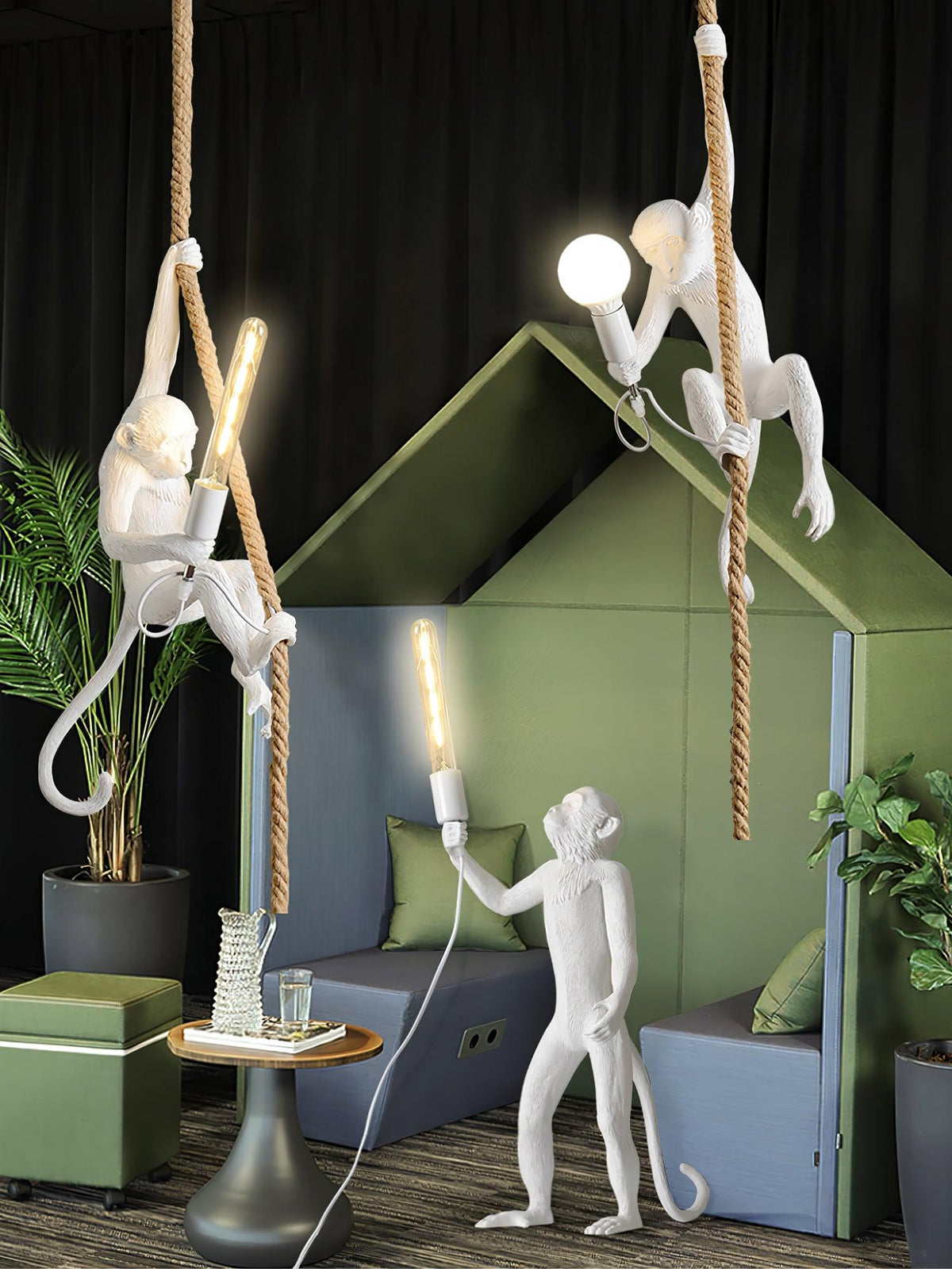 Cardenera Resin Pendant Light-Moonnatur