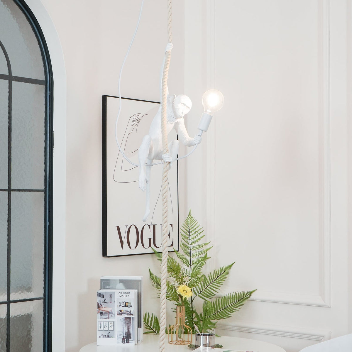 Cardenera Resin Pendant Light-Moonnatur