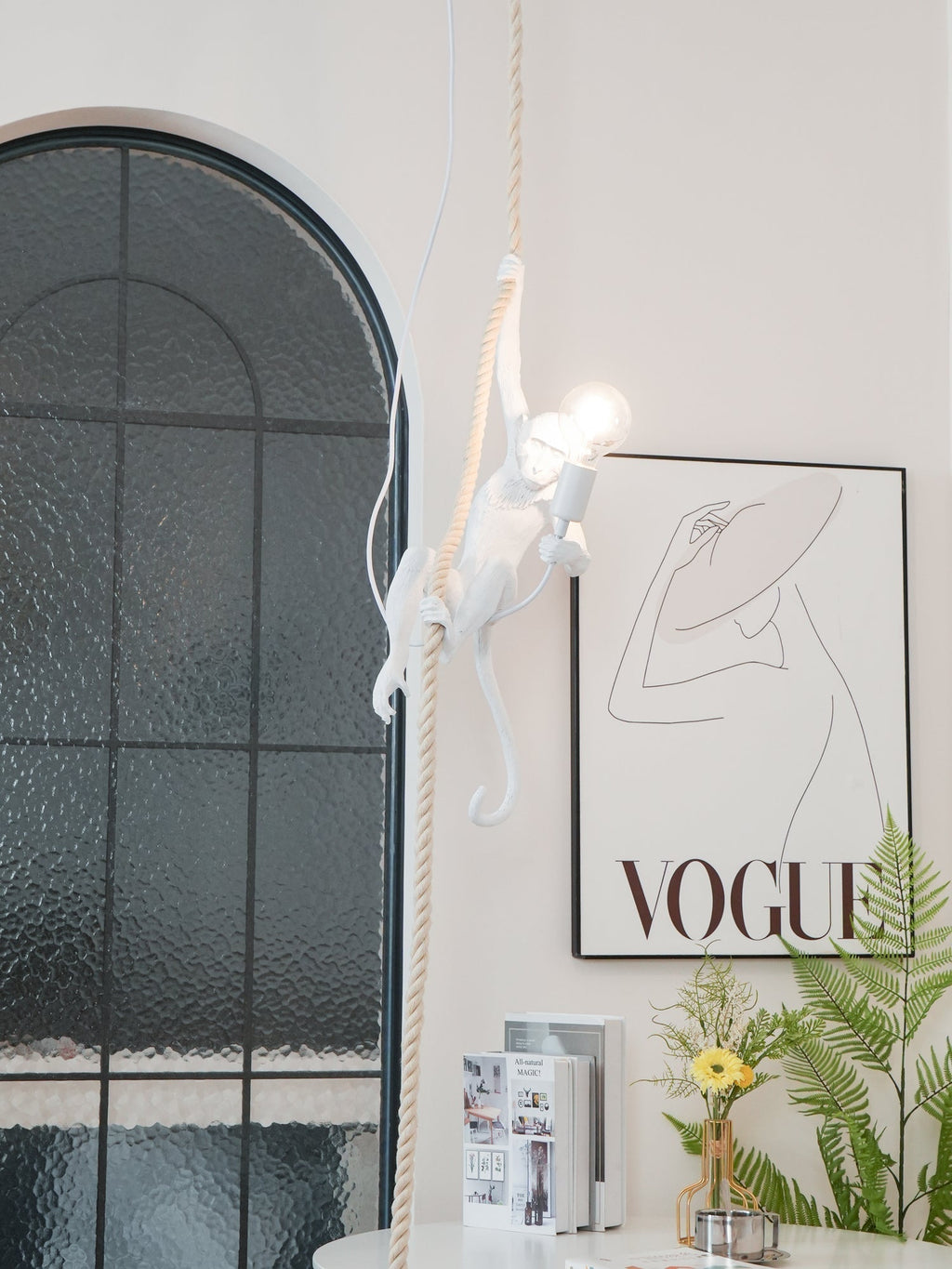 Cardenera Resin Pendant Light-Moonnatur