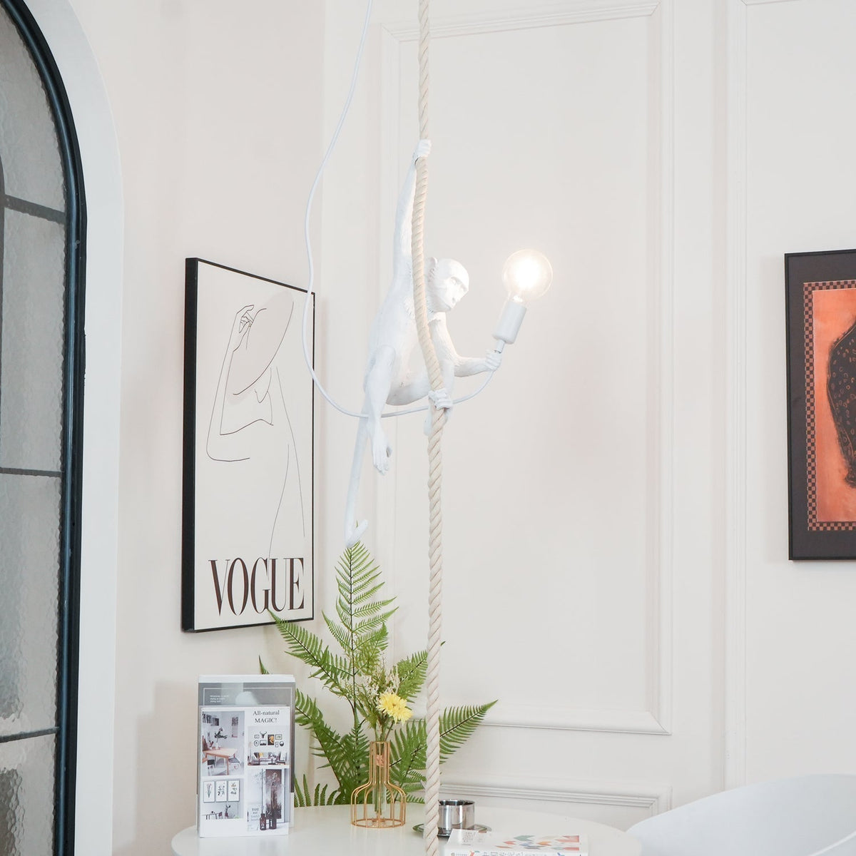 Cardenera Resin Pendant Light-Moonnatur