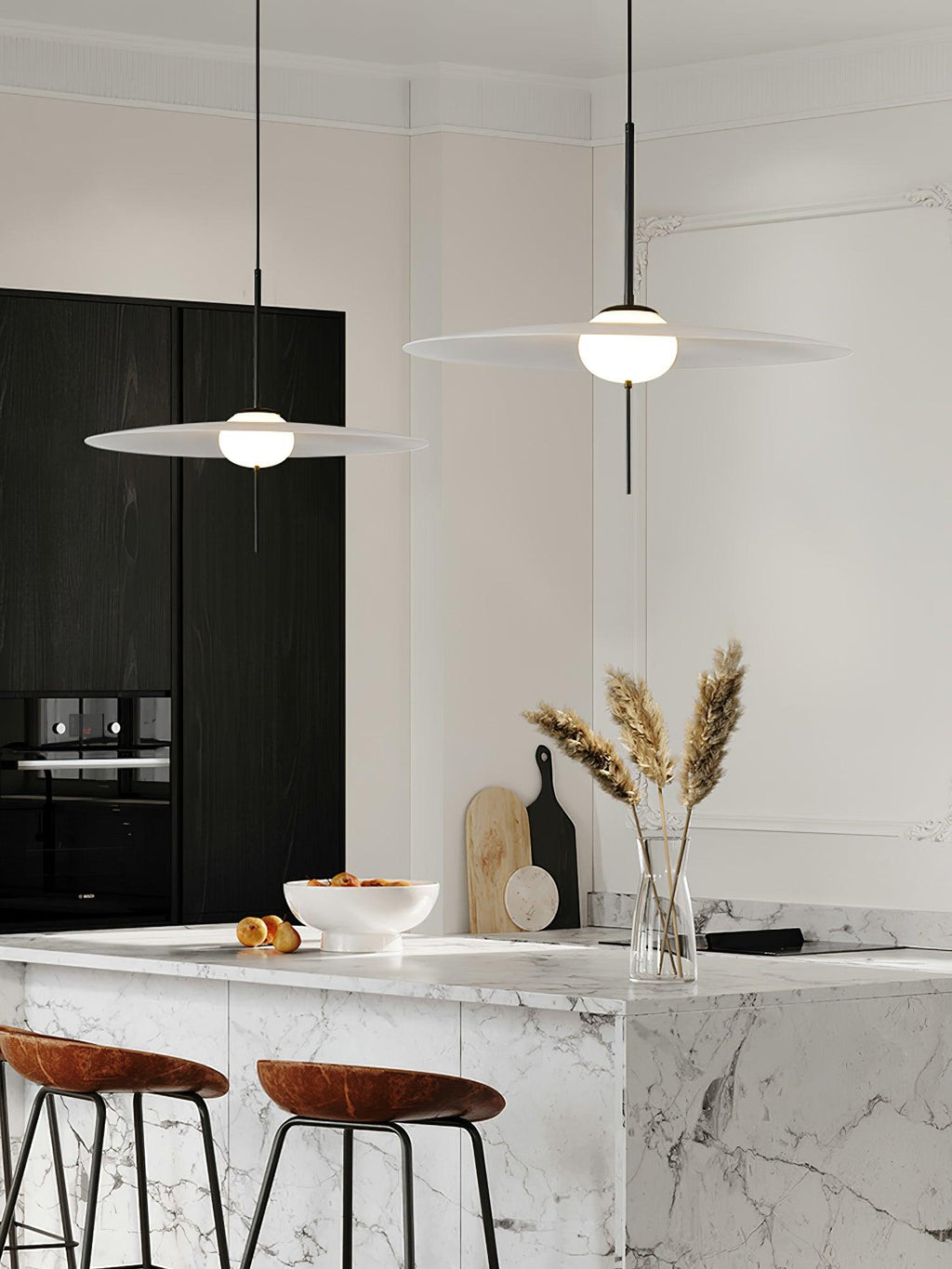 Povella Glass Pendant Lamp-Moonnatur