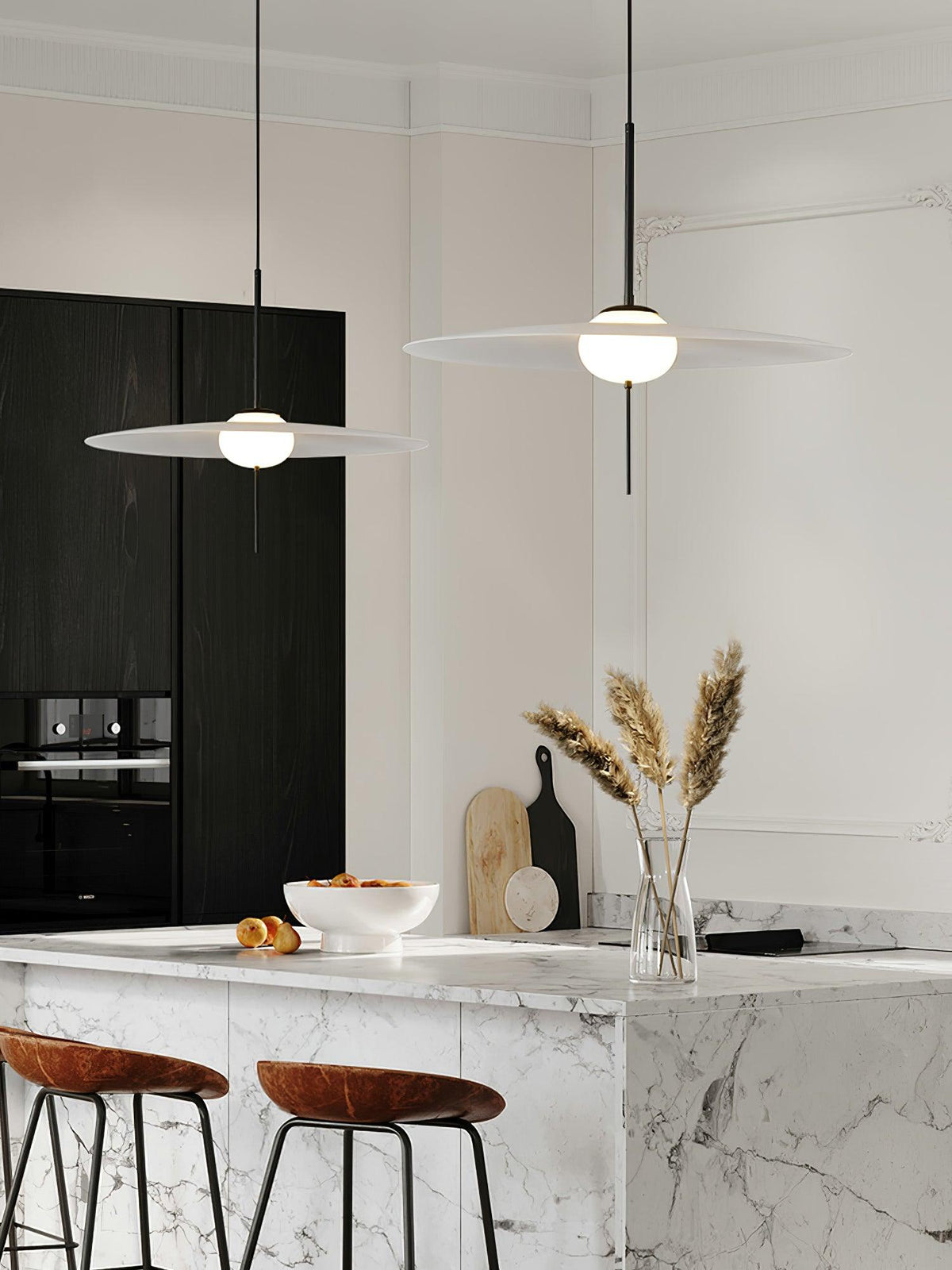 Povella Glass Pendant Lamp-Moonnatur
