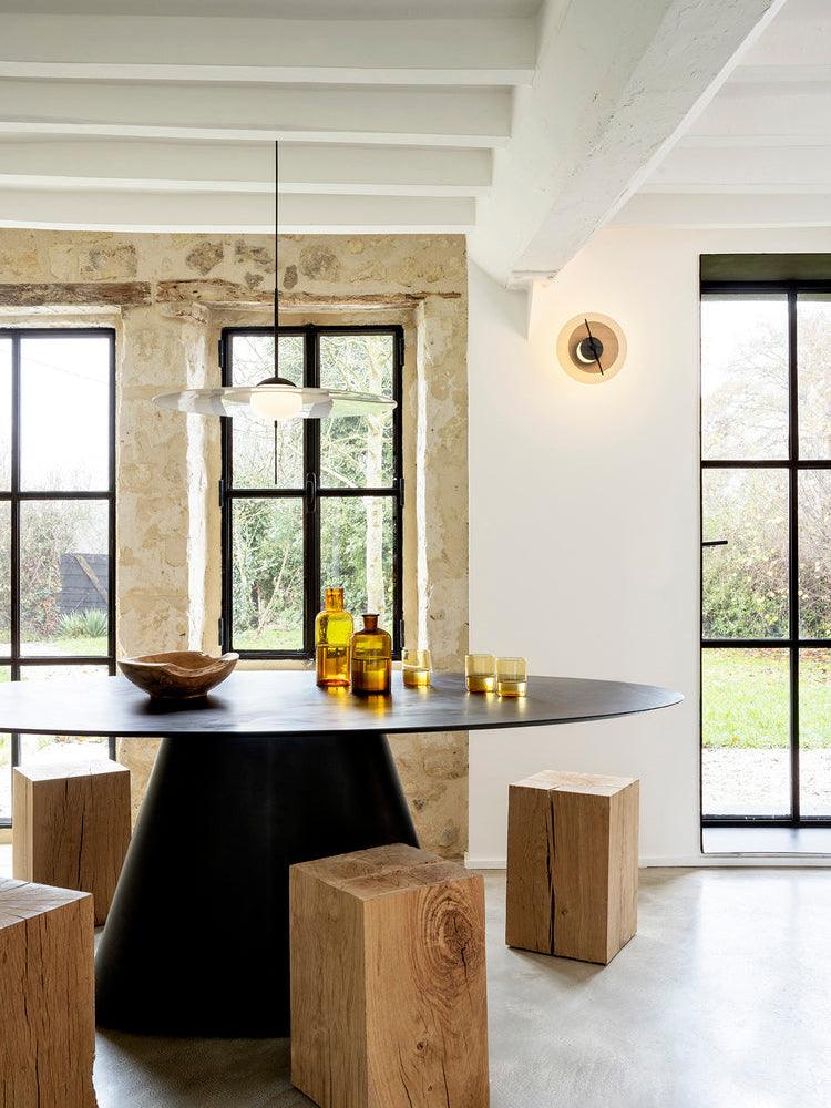 Povella Glass Pendant Lamp-Moonnatur