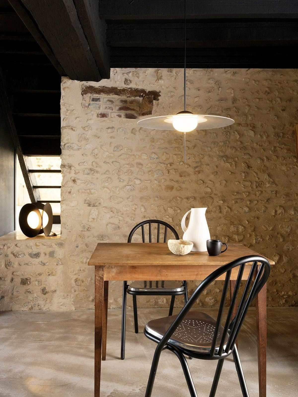 Povella Glass Pendant Lamp-Moonnatur