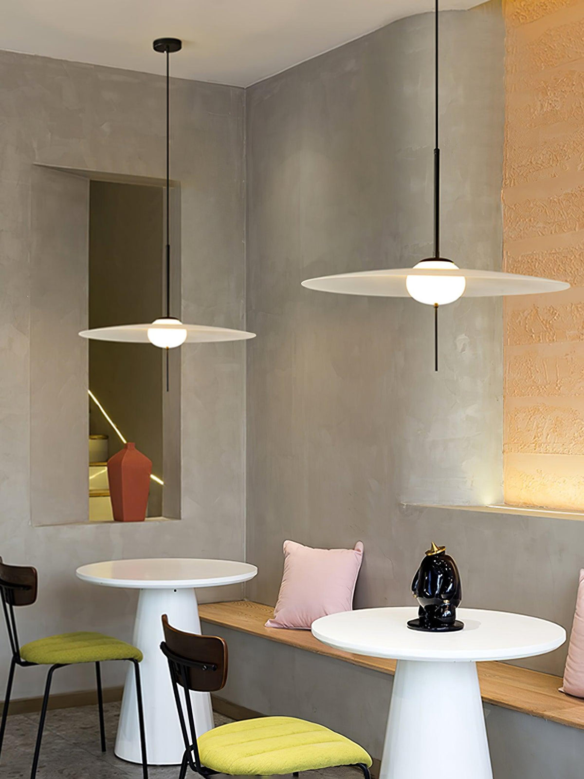 Povella Glass Pendant Lamp-Moonnatur