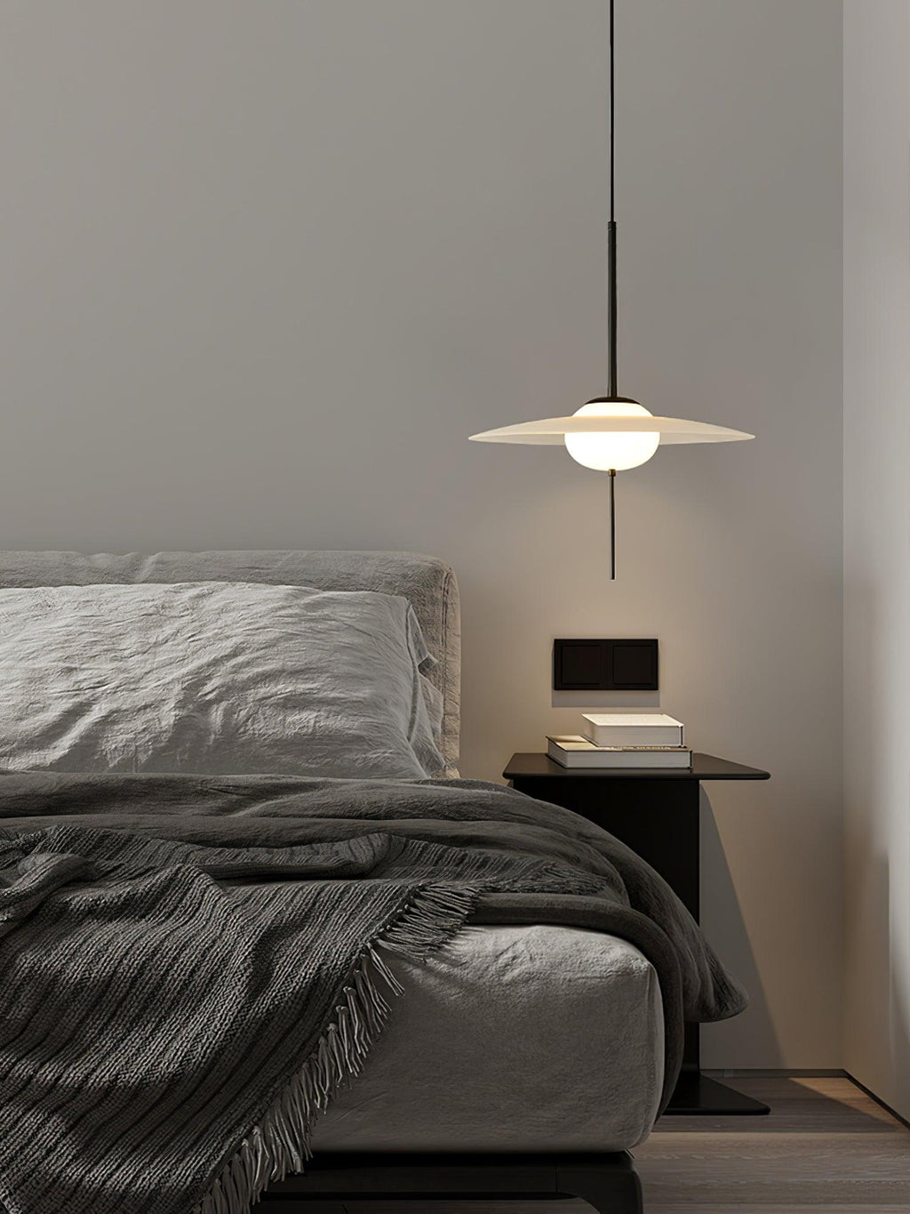 Povella Glass Pendant Lamp-Moonnatur