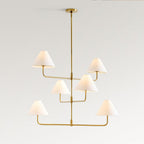 Orenis Fabric Chandelier-Moonnatur