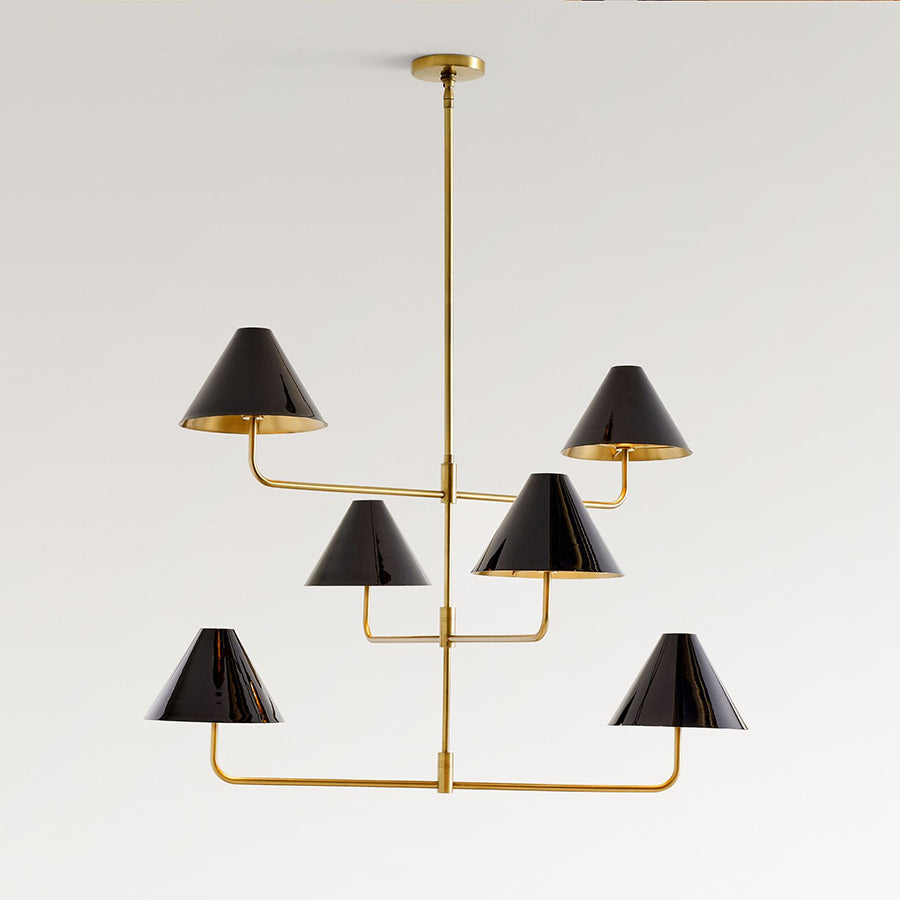 Orenis Fabric Chandelier-Moonnatur