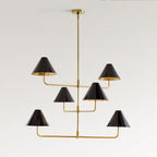 Orenis Fabric Chandelier-Moonnatur