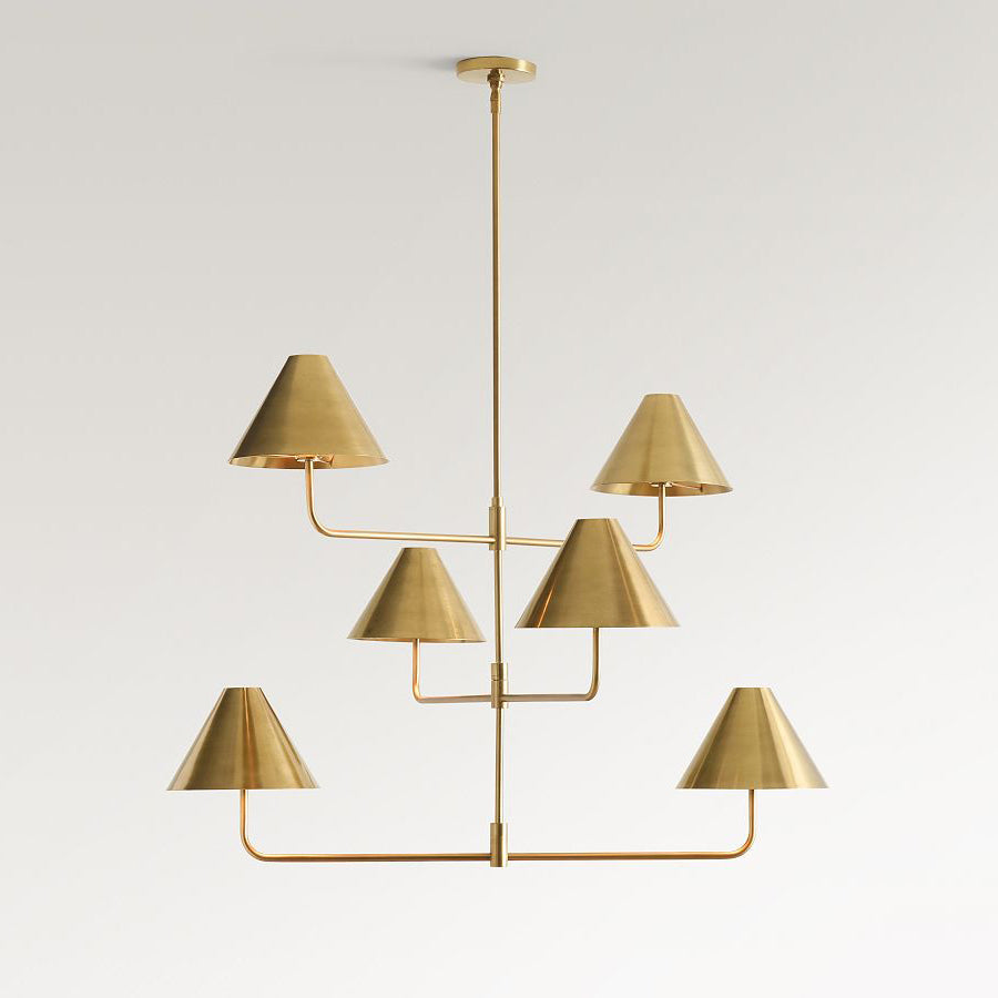 Orenis Fabric Chandelier-Moonnatur