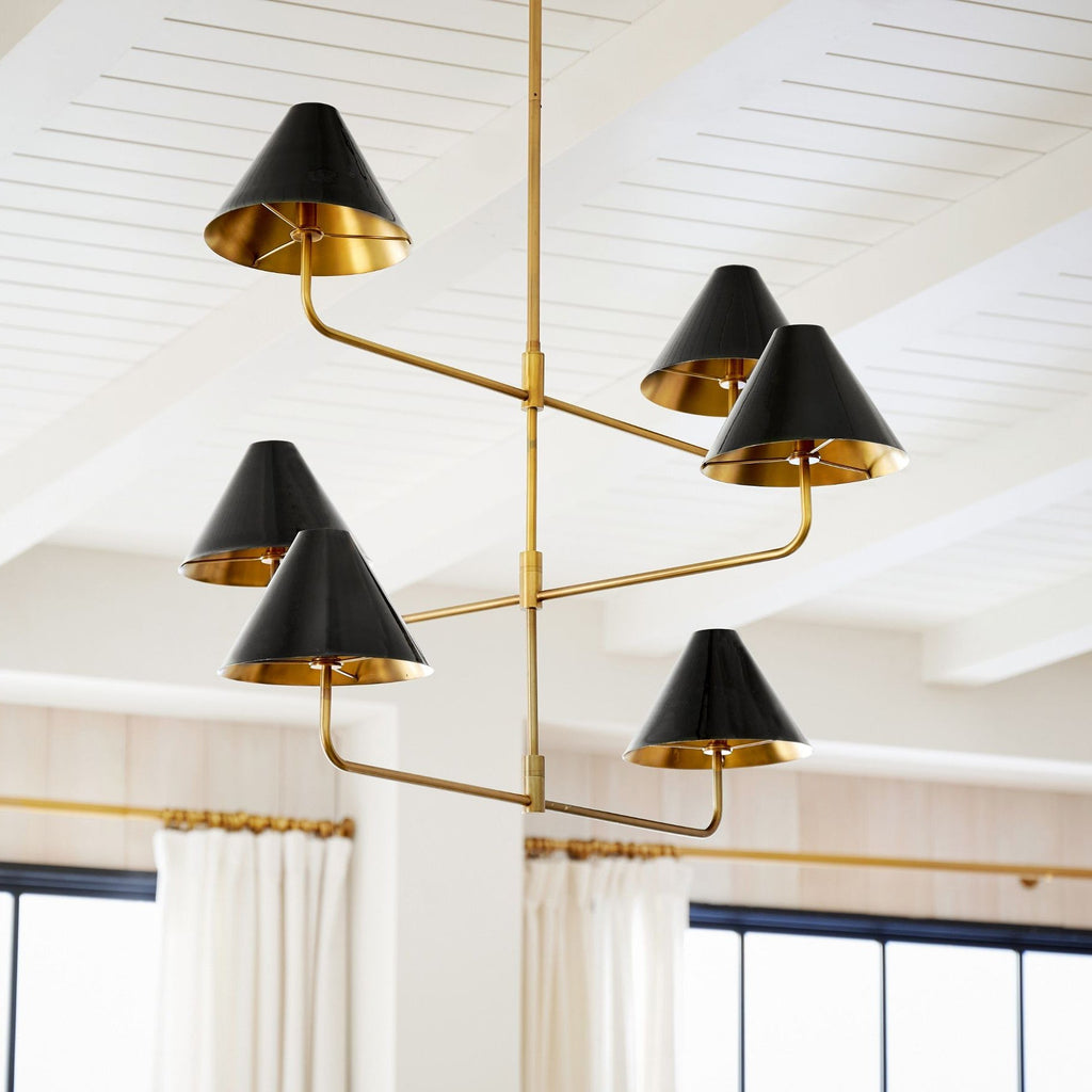 Orenis Fabric Chandelier-Moonnatur