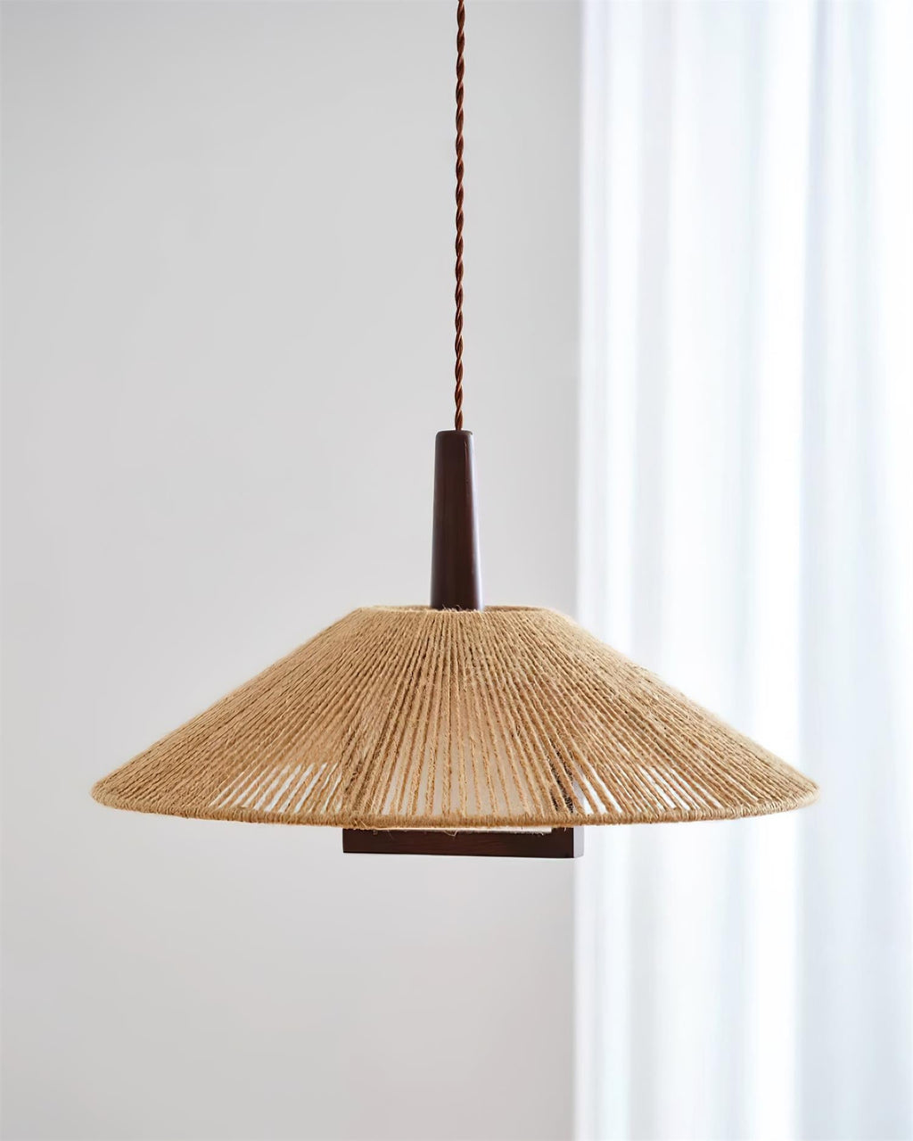 Fendelevia Hemp Rope Pendant Light-Moonnatur