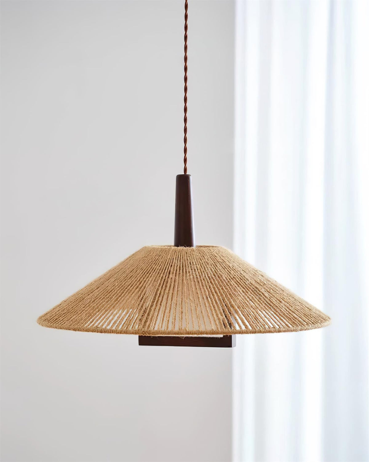Fendelevia Hemp Rope Pendant Light-Moonnatur