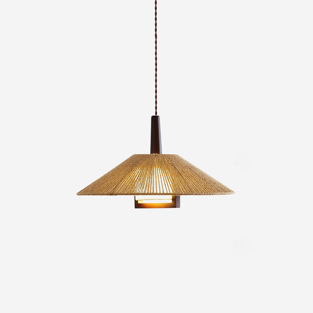 Fendelevia Hemp Rope Pendant Light-Moonnatur