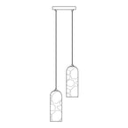 Xandora Alabaster Pendant Light-Moonnatur