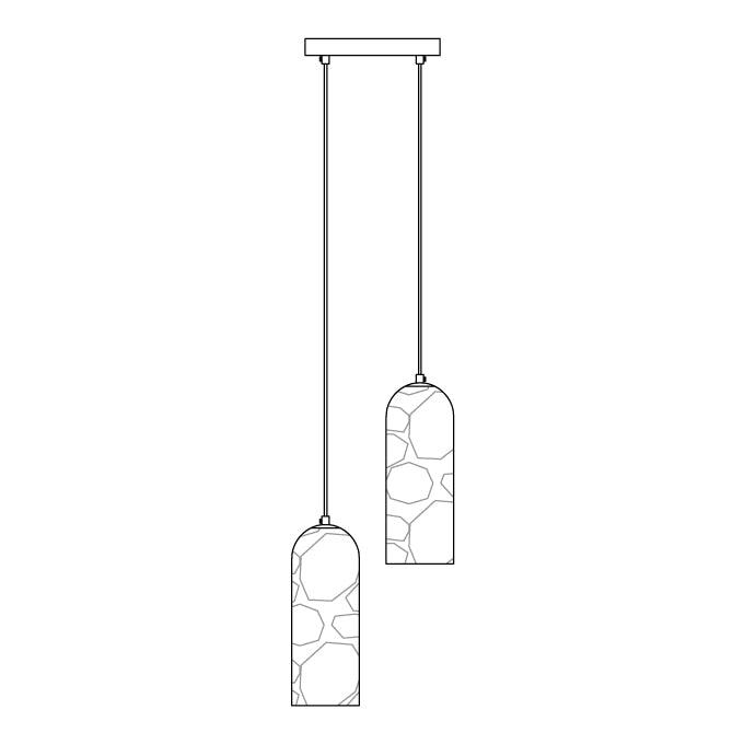 Xandora Alabaster Pendant Light-Moonnatur