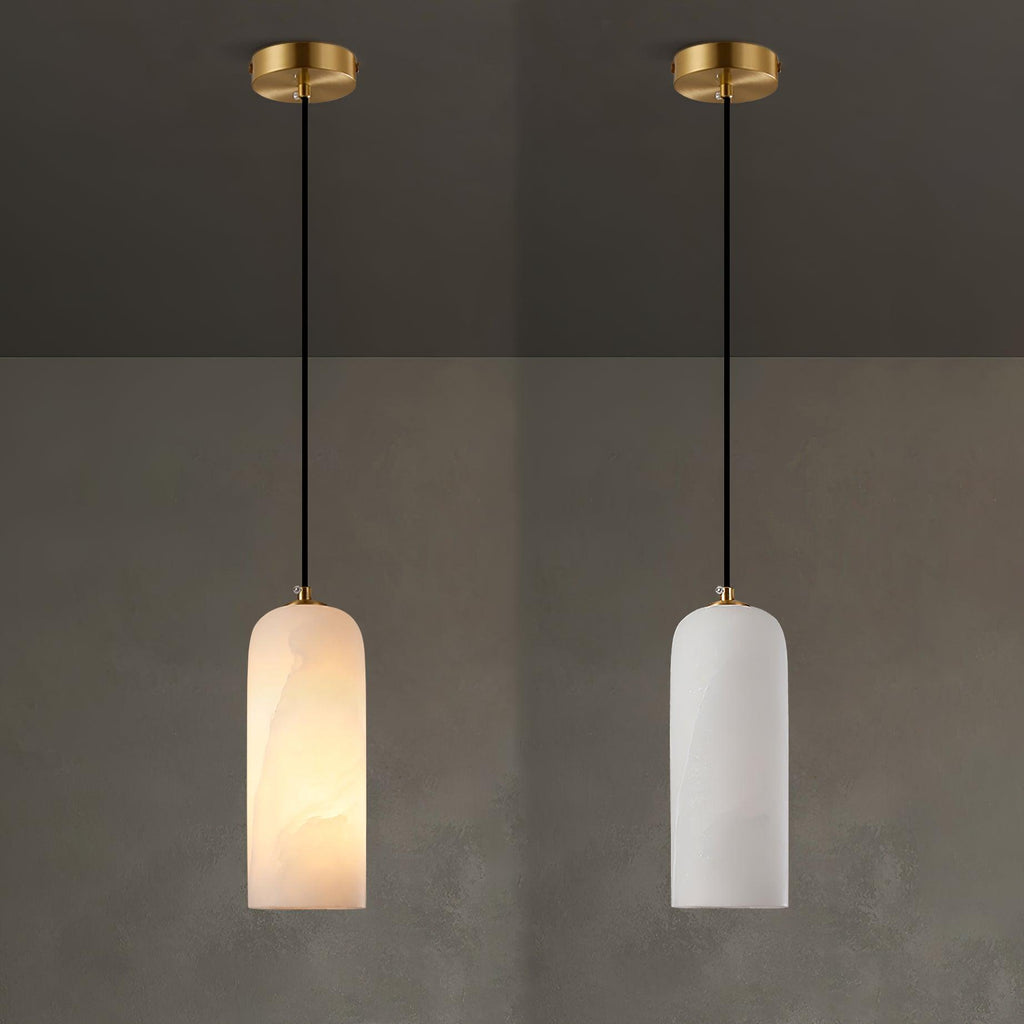Xandora Alabaster Pendant Light-Moonnatur