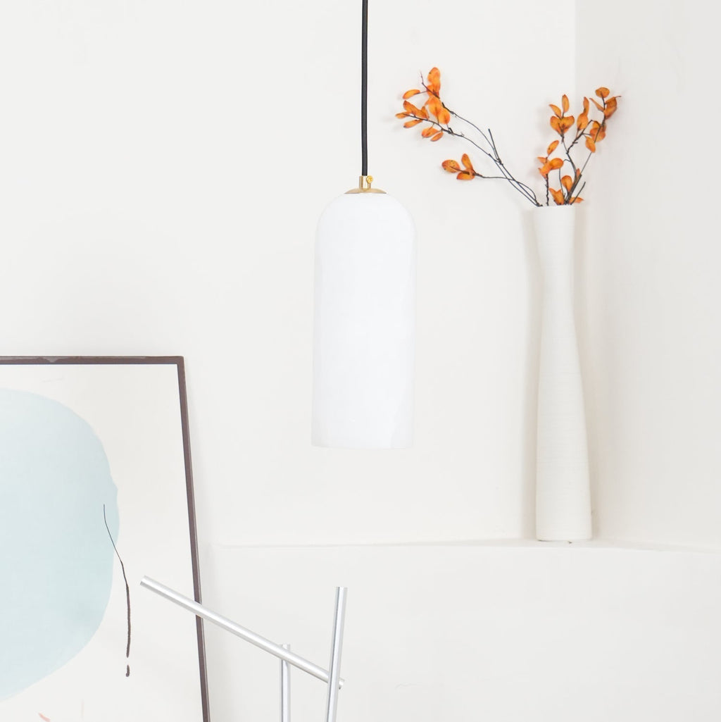 Xandora Alabaster Pendant Light-Moonnatur
