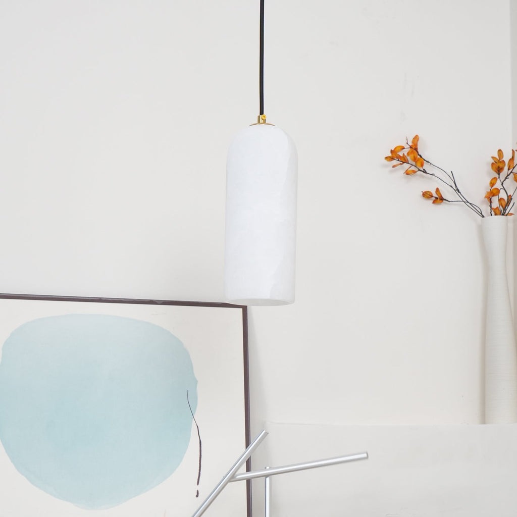 Xandora Alabaster Pendant Light-Moonnatur