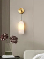 Lorrengrove Alabaster Wall Light-Moonnatur