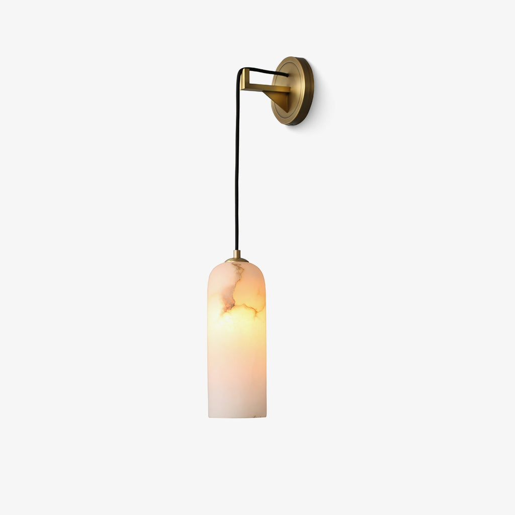 Lorrengrove Alabaster Wall Light-Moonnatur