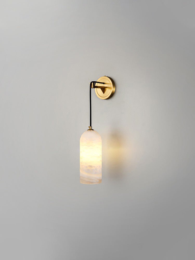 Lorrengrove Alabaster Wall Light-Moonnatur